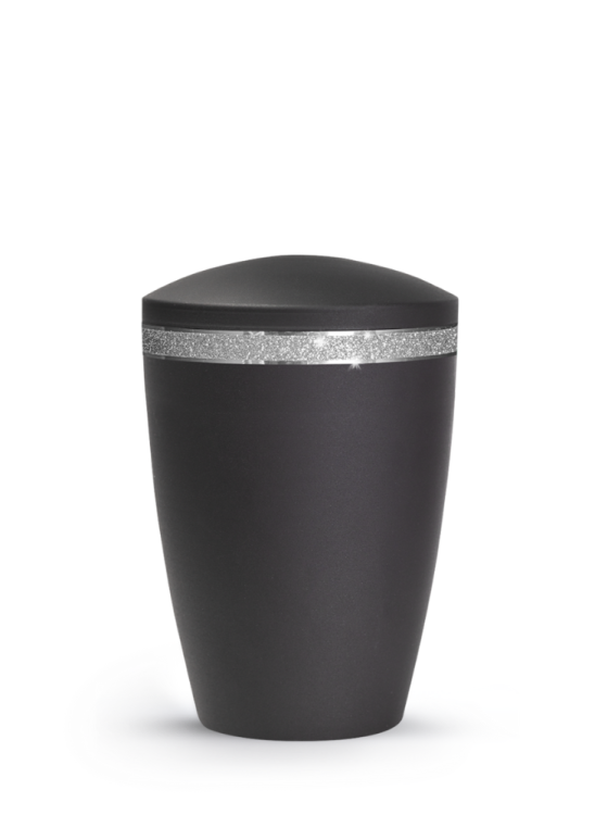 Urna dla zwierząt Glamour - Czarna 1,5l