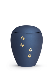 Zvířecí urna Verona Paws - Navy 1,5l