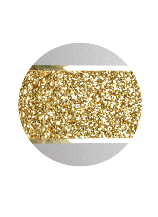 Ekologická urna Glamour Gold, stříbrně šedá, ozdobný pásek