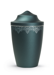 Zvířecí urna Mandala - Smaragdová 2,8l