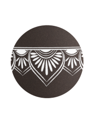 Ekologická urna Mandala, siena, mandala - bok