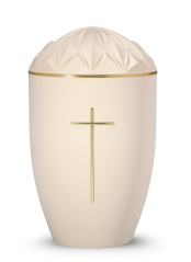 Ekologická urna Diamant – Béžová/Kríž