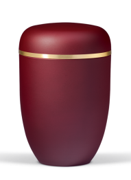 Ekologická urna Avensis, burgundy, ozdobný opasok