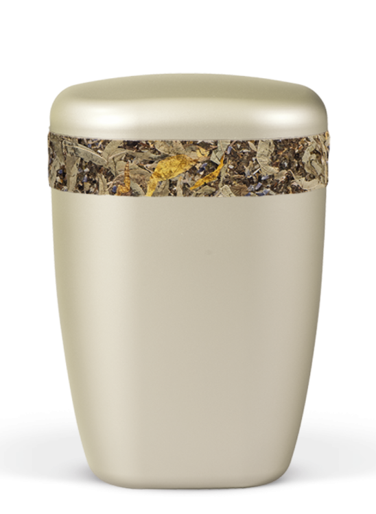 Ökologische Urne Hay II, Champagner
