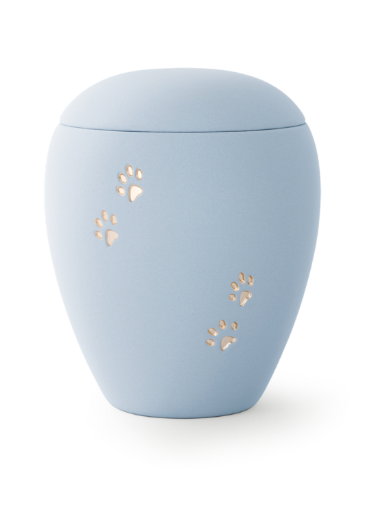 Zvířecí urna Siena Paws - Modrá 2,8l