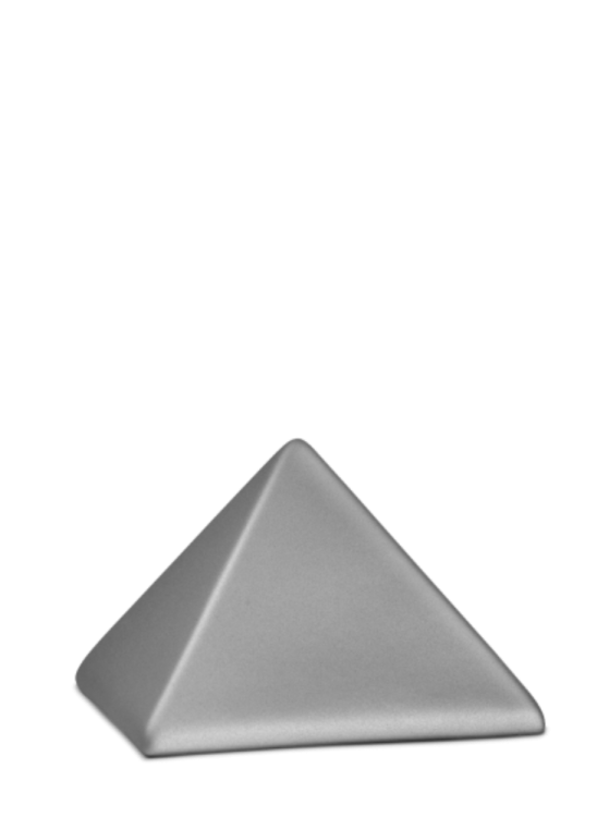 Zvířecí urna Pyramide - Šedá 0,5l