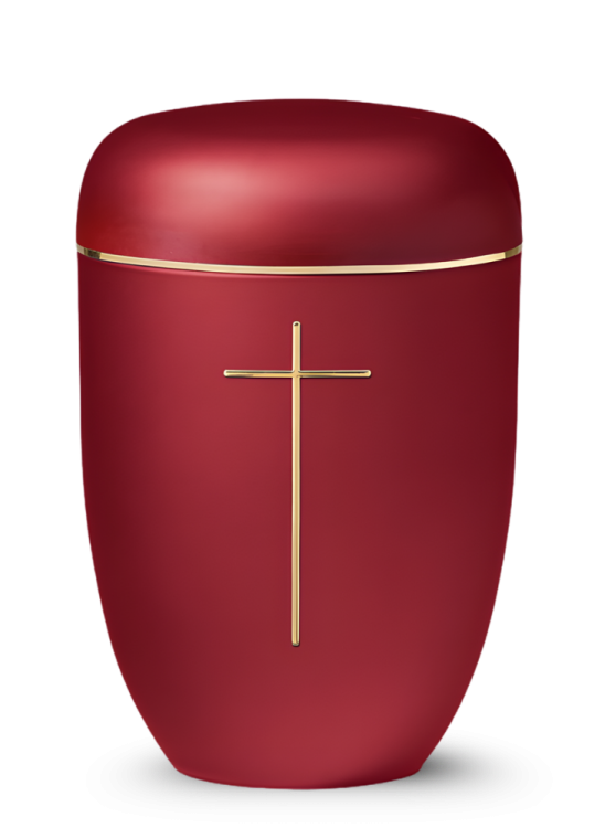 Ökologische Urne Viola – Burgundy