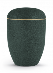 Ekologická urna Sorra, zelená, písková, bavlněná šňůrka