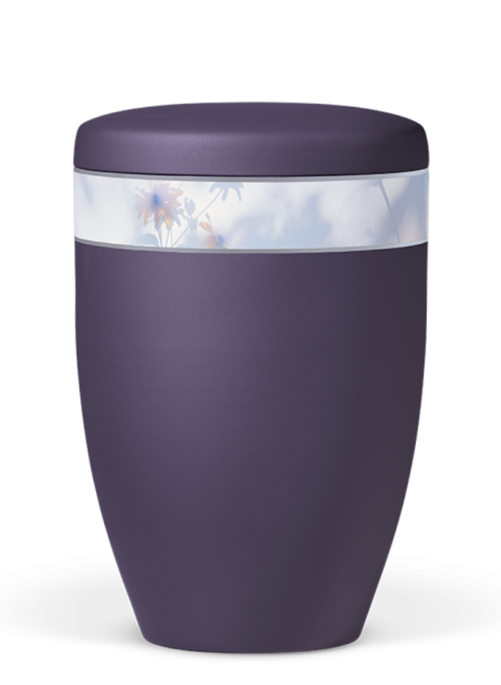 Ekologická urna Floral, violet