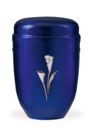 Metalowa urna Faith Blue, metal