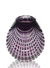 Urna kryształowa Quadrus - Amethyst 23 cm
