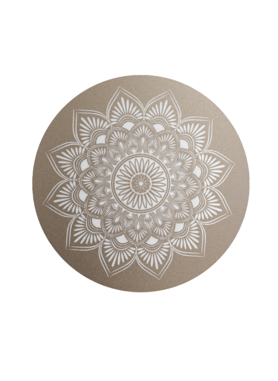 Ekologická urna Mandala, champagne, mandala - víko