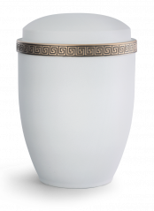Kovová urna Athena - Bílá