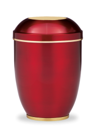 Kovová urna Amara, červená