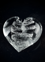 Památeční sklo – křišťálové srdce
