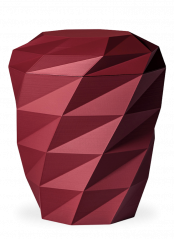 Ekologická urna Polygon - Červená
