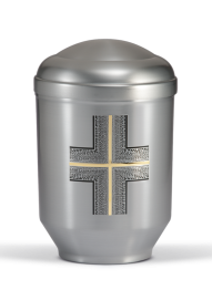 Metalowa urna Steel, Krzyż