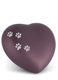 Zvířecí urna Herz Paws - Berry 1,5l