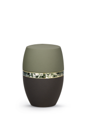 Zvířecí urna Infinity Artist - Oliv/Graphit 0,5l