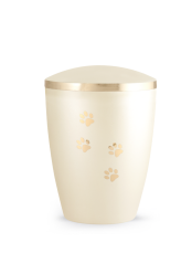 Zvířecí urna Elegance Paws, champagne 1,5l