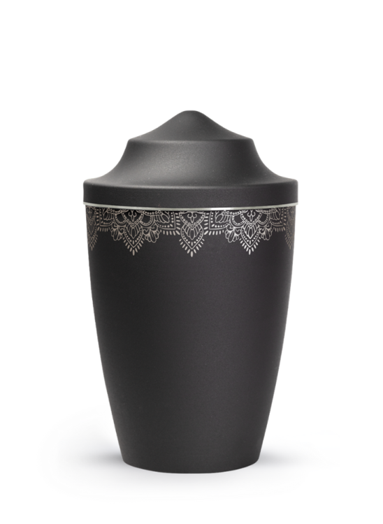 Zvířecí urna Mandala - Černá 1,5l