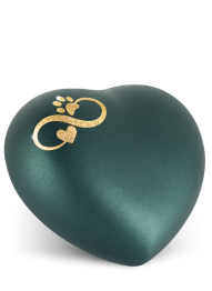 Zvířecí urna Herz Infinty - Smaragdová 1,5l