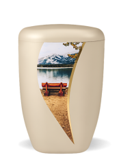 Ekologická urna Spectrum Beige - Horské jezero