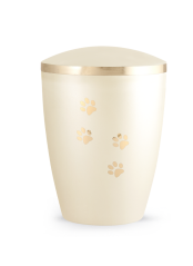 Zvířecí urna Elegance Paws, champagne 2,8l