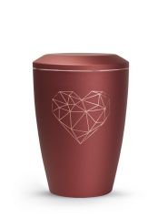 Zvířecí urna Karat Heart - Rubínová 2,8l