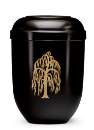 Ekologická urna Classic - Strom/Čierna