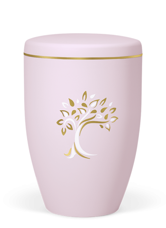 Ekologická urna Baum, růžová