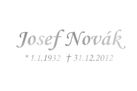 Fóliový nápis psací - Stříbrný