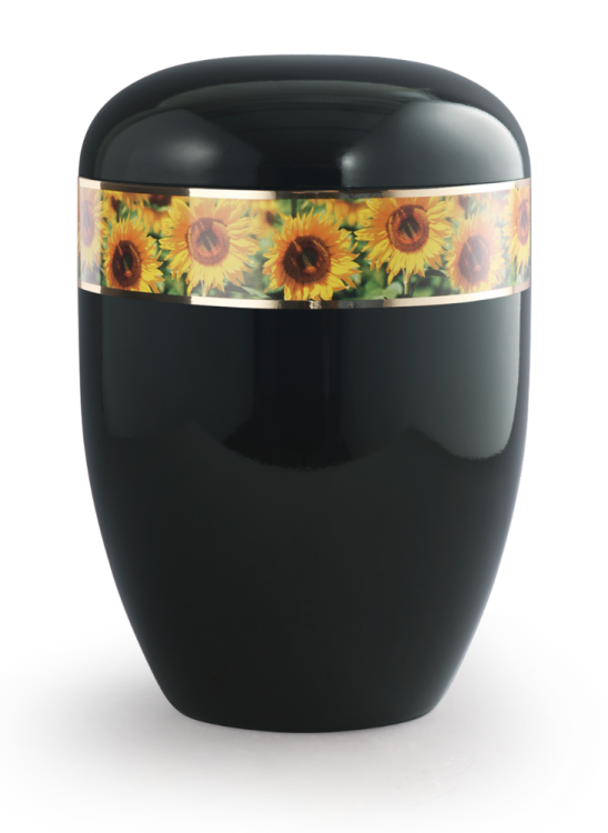 Ekologická urna Fleur Noire II, slunečnice