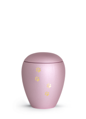 Zvířecí urna Verona Paws - Rose 0,5l