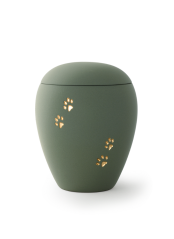 Zvířecí urna Siena Paws - Olivová 1,5l