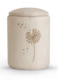 Dřevěná urna Vivre, Pampeliška