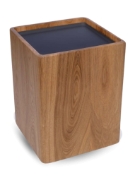 Drewniana urna Optimistic Wood, czarna