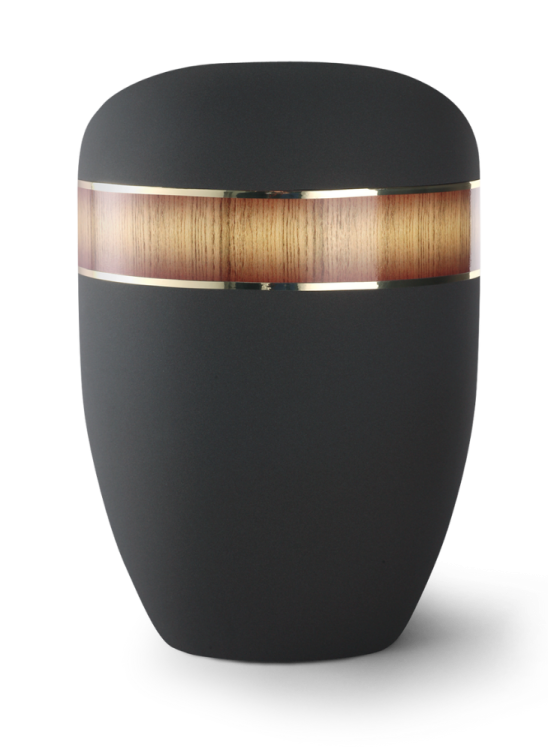 Ekologiczna urna Lucca, sunburst, ozdobny pasek