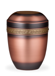 Kovová urna Decor, meandr