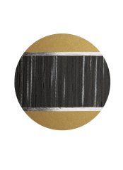 Ekologická urna Veta, žlutá, ozdobný pásek