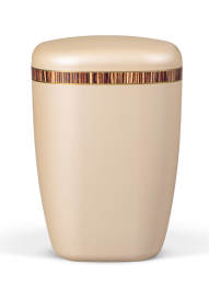 Ökologische Urne Aurora, beige, Zebrano