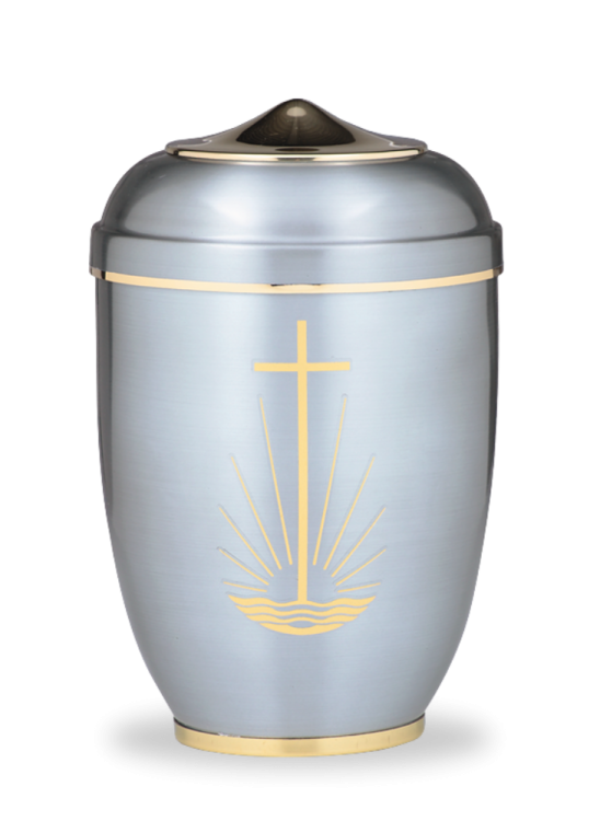 Metallurne Amara II, blau/Kreuz