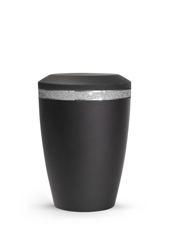 Urna dla zwierząt Glamour - Czarna 1,5l
