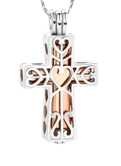 Přívesek na popel Cross, rose Gold