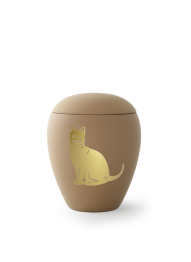 Zvířecí urna Siena Cat - Sand 0,5l