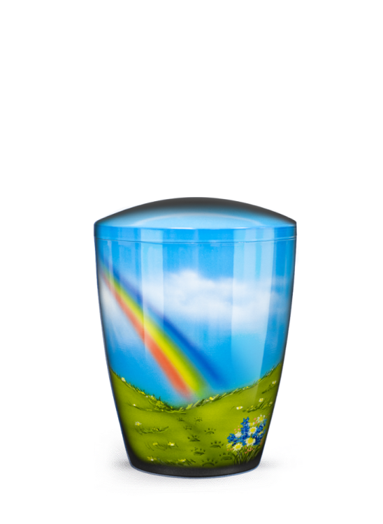 Zvířecí urna Airbrush, duha 0,5l