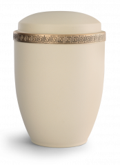 Kovová urna Athena, krémová