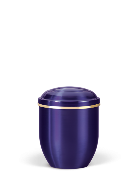 Kovová miniurna Zara – Modrá (0,25 l)