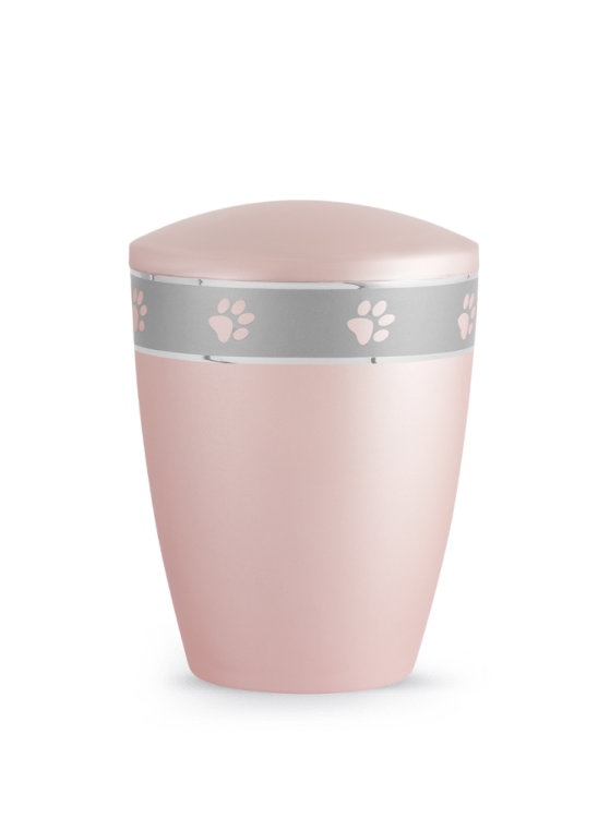 Zvířecí urna Aurum Silver, rose 1,5l