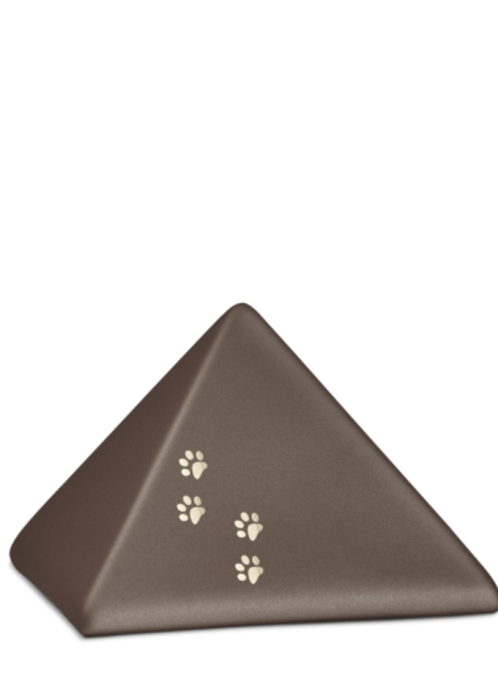 Zvířecí urna Pyramide Paws - Hnědá 1,5l
